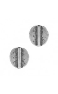 Metal bead Irregular 15x14mm Antique silver